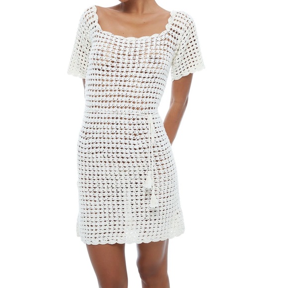 Isabelle Quinn Sofia Mini Dress Ivory - Picture 2 of 5